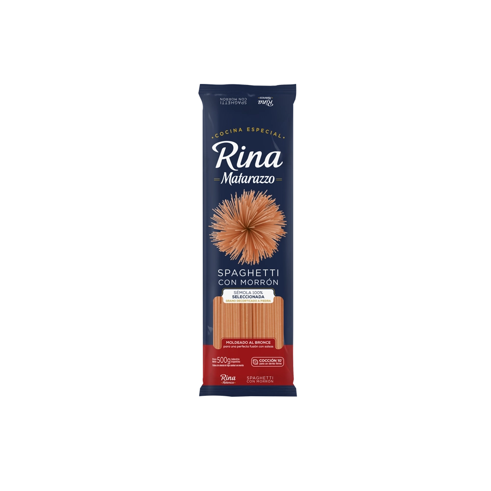 Rina Fideo Spaghetti Morron 500g